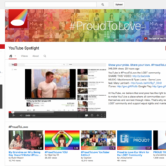 Youtube celebra el Orgullo Gay con un emotivo vídeo: #ProudTolove